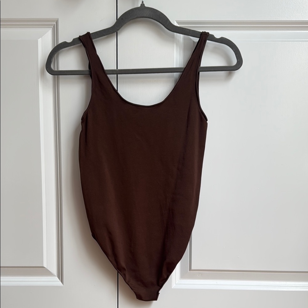 Brown SKIMS Bodysuit S/M